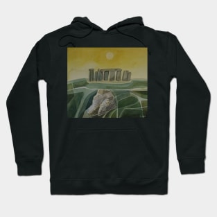 Stonehenge England Landscape Britain Hoodie